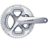 Shimano FC-R7000 - Bielas (2 x 11 mm, 53/39), color plateado