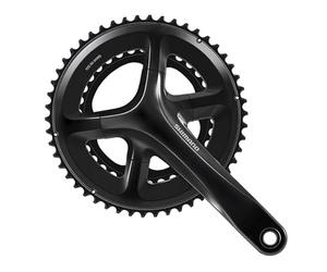 Shimano - FC-RS520 Crankset 2 x 12-Speed 50-34Z Black, Ciclismo Unisex-Adulto, Colour, Size -