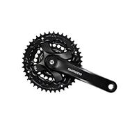 SHIMANO FC-TY501 - Bielas cuadradas (6/7/8 velocidades, 175 mm), Color Negro