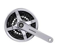SHIMANO Fc-ty501 Vierkant 6/7/8-fach Bielas, Unisex Adulto, Plata, 175 mm