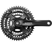 Shimano FC-TY501C888XLB FC-TY501 - Bielas cuadradas (6/7/8 velocidades, 170 mm), Color Negro
