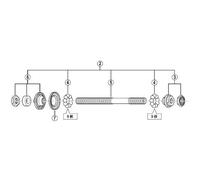 SHIMANO Fh-3500 Eje Hueco Silver/Black One Size