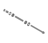 Shimano FH-QC400-HM-B - Eje Hueco Completo, Negro, Talla única