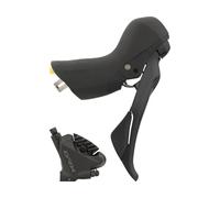 Shimano Freno de disco GRX BR-RX400 + ST-RX400 negro rueda trasera