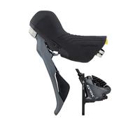 Shimano Freno de Disco GRX ST-RX810-L+BR-RX810-L - Embalaje de taller negro