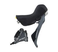 Shimano Freno de disco GRX ST-RX810-R+BR-RX810-R 11 velocidades-Empaque taller negro
