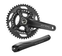SHIMANO Juego de platos FC-RX600 GRX 46/30, doble, 11 velocidades, acero aleado