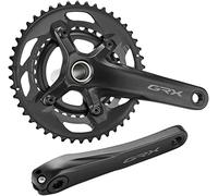 SHIMANO GRX FC-RX600 - Pedalier 2x11 46-30T, Color Negro