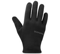 SHIMANO Guantes térmicos ligeros para mujer, color negro, S