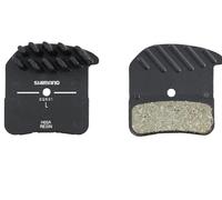 Shimano H03A disc pads and spring, alloy back with cooling fins, resin