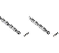 SHIMANO Hg93 Cadena, Ciclismo, Gris (Metal), 116L (Paquete de 2)