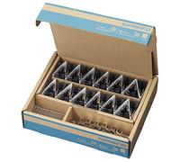 SHIMANO J04C, Pastiglie Freno a Disco Unisex Adulto, Nero-Argento, Taglia Unica