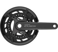 Shimano Juego de bielas CUES FC-U6000-2 con anillo protector de cadena negro 170.0 mm 30-46