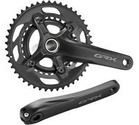 SHIMANO Juego de platos FC-RX600 GRX 46/30, doble, 11 velocidades, acero aleado