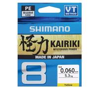 Shimano Kairiki 8, 300 Metros, Multicolor, Hilo de Pesca Trenzado, 59WPLA68R2