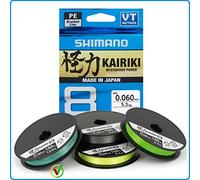 Shimano Kairiki 8, 300 Metros, Multicolor, Hilo de Pesca Trenzado, 59WPLA68R2