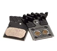 Shimano L04C-MF Disc Brake Pads and Springs - Metal Compound, Alloy and | L04C-MF - Pastillas de freno de disco de metal con aletas de aleación de refrigeración