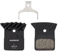 Shimano L05A-RF Disc Brake Pad and Spring - Resin Compound, Finned Alloy Back Plate, One Pair