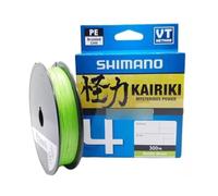SHIMANO Line Kairiki 4 300m 0,16 mm 8,1 kg M Green Caña de pescar para control receptivo