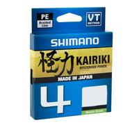 SHIMANO Line Kairiki 4 300m 0,20 mm 13,8 kg M Green Caña de pescar con sensación equilibrada