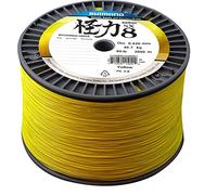 Shimano Line Kairiki 8 3000m 0.215mm 20.8kg - Sedal de pesca amarillo