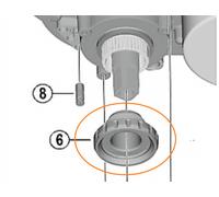 Shimano Lockring Cierre Pasador Steps DU-E6000 DU-E6001 DU-E6002 Plato Nuevo
