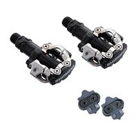 Shimano M520 SPD - Pedales de bicicleta sin clip con tacos, color negro