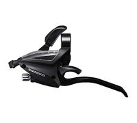 Shimano Mandos/Palancas 3x8v Negro Cambios para Bicicletas, Adultos Unisex, Multicolor, Talla única