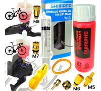 Shimano Mineral Aceite Service Kit Set Disco Frenos Respiradero Befüllbecher M5