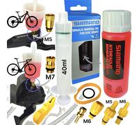 Shimano Mineral Aceite Service Kit Set Disco Frenos Respiradero Befüllbecher M5