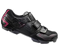 SHIMANO MTB Guantes de Ciclismo Bicicleta Guantes para Mujer SH de wm83 gr. 37 SPD Velcro de/ratschenv., Multicolor, 37, eshwm83 C370l