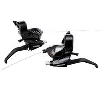Shimano Mtb Sin Grupo STEF41P6AL - Mandos/Palancas Ef41 V-Brake, 6 x 3 Velocidades , color negro