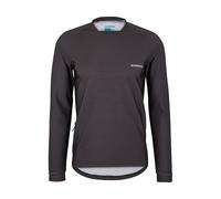 Shimano Myoko de Manga Larga Trikot Caliente negro M