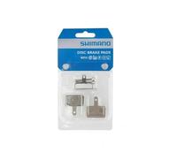 Shimano - Pastillas Freno Resina B05S para Bicicleta, compatibles con múltiples modelos de pinzas de 2 pistones, resistencia al desgaste 50 % superior a B03S y 110 % a B01S, sin aleta de radiador,