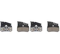 Shimano Pastillas Metal N04C Piezas de Freno para Bicicletas, Adultos Unisex, Multicolor, Talla única (Paquete de 2)