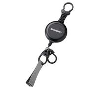 Shimano PI-042R - Carrete de Gancho CR con Cortador de línea, Color Negro