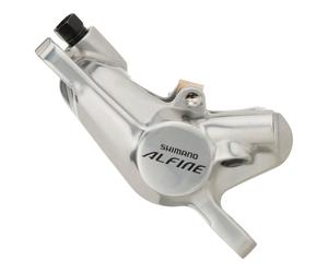 Shimano Pinza de frenos Alfine BR-S7000 con pastillas de resina gris VD / RT Post Mount 6"