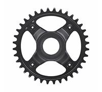 Shimano Plato 36D Negro 55mm STEPS SM-CRE70-12-B Sin Guia cadena componente de transmisión para transmisión eficiente con rendimiento fiable