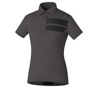 SHIMANO Polo SH W Transit Polo, Mujer, Gris, M
