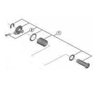 SHIMANO RD-5800 Tornillo de fijación Silver One Size