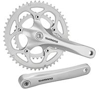 Shimano Road FC-R345 - Bielas compactas (2 x 9 velocidades, 170 mm), Color Plateado