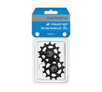 SHIMANO | Roldanas De Cambio DEORE XT M8100-M8120-M8150 12v - Estas roldanas SHIMANO XT (un par) son unos componentes de alta gama para los cambios Mountain Bike XT de 12 velocidades DARK GREY