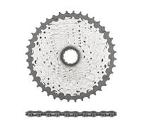 Shimano Set de desgaste cassette SLX CS-M7000-11 + cadena CN-HG601 11 veloc. gris 11-42