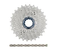 Shimano Set de desgaste cassette Ultegra CS-R8000 + cadena CN-HG701 11 veloc. gris 12-25