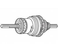 SHIMANO Sg-5R35 Unidad de accionamiento Silver/Black One Size