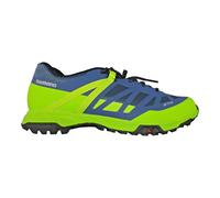 Shimano Sh ET5 Ocio MTB Ebike Zapatos Verde Azul Tamaño 38 Sin Clic - Nuevo Ovp