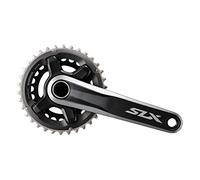 Shimano SLX 11V 34/24 S/Cazoletas Bielas, Negro, 175 mm