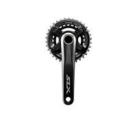 SHIMANO SLX MTB FC-M7000-B - Biela (2 x 11 velocidades, 34-24 Dientes, 170 mm), Color Negro