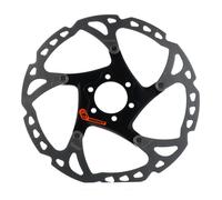 Shimano SLX SM-RT76 180mm Disco de freno de 6 orificios Talla única Plateado