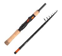 Shimano STC AX Spinning Mini Tele 1,80 m 3-14 g - Mini caña telescópica compacta para señuelos Ligeros